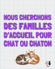 Recherche famille d'accueil