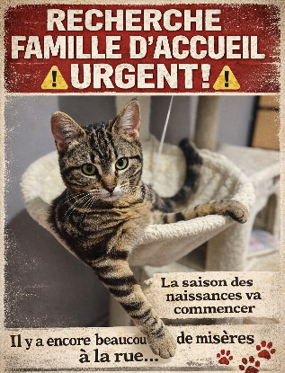 Urgence famille d'accueil