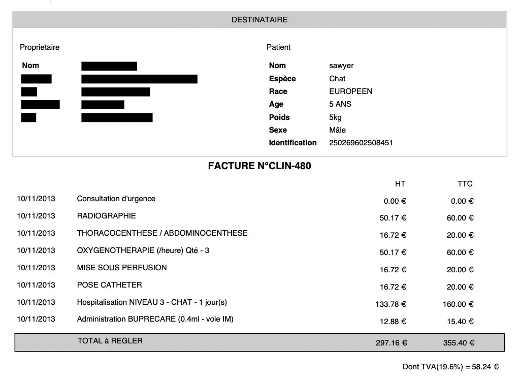 exemple frais sant&eacute;s