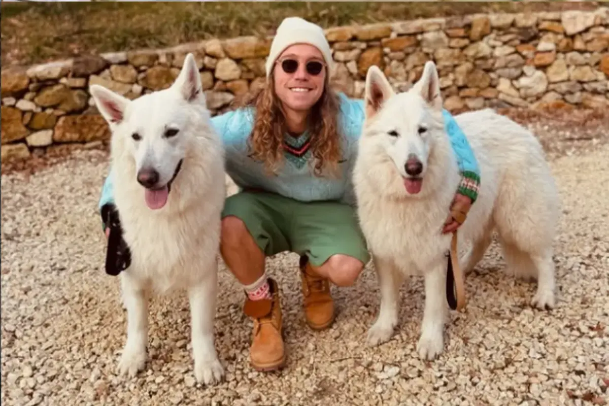 Julien Dor&eacute; et ses chiens