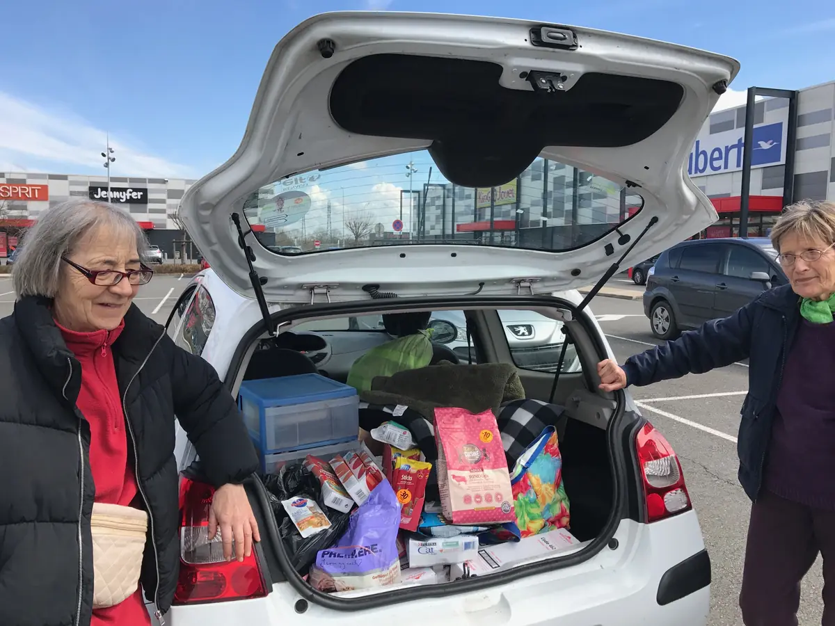 Collecte chez notre partenaire maxi zoo 16 mars 2018