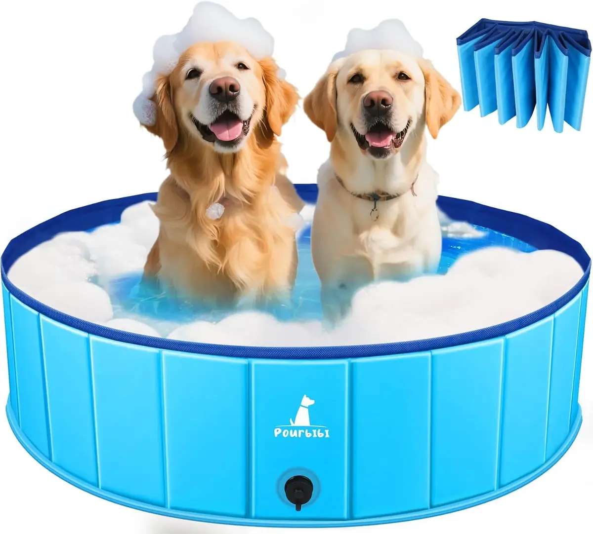 piscine pour chien tr&egrave;s r&eacute;sistante et parfaite pour le rafra&icirc;chir pendant l'&eacute;t&eacute;