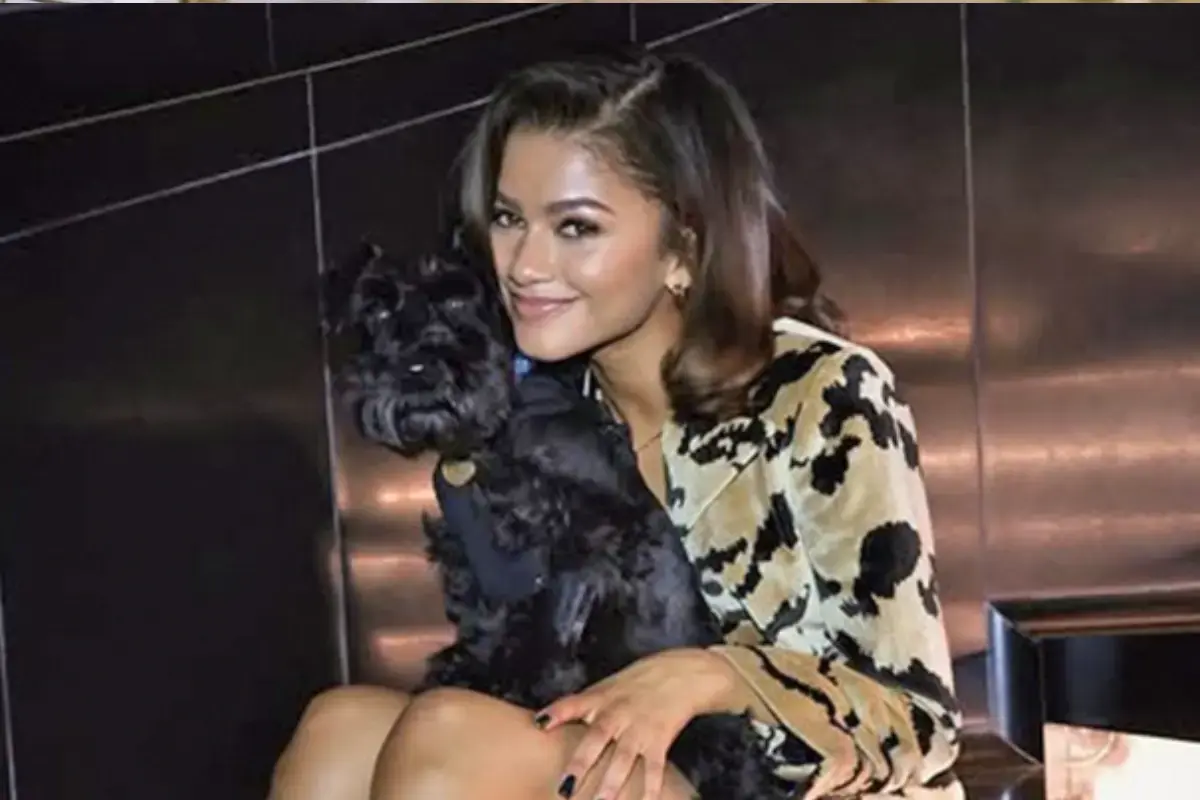 Zendaya avec son chien