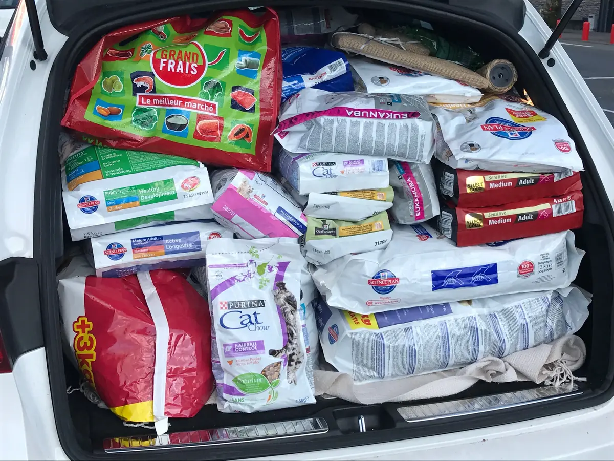 Collecte chez notre partenaire Maxi Zoo !