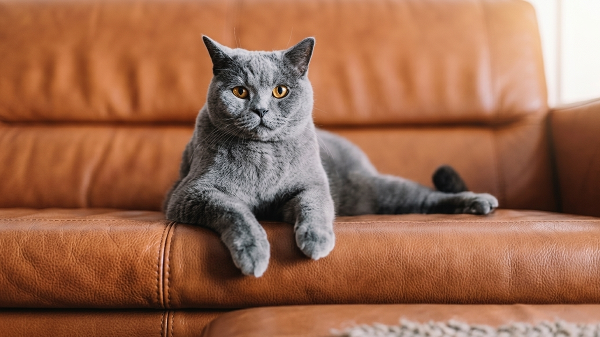 chat de race chartreux &agrave; adopter en refuge
