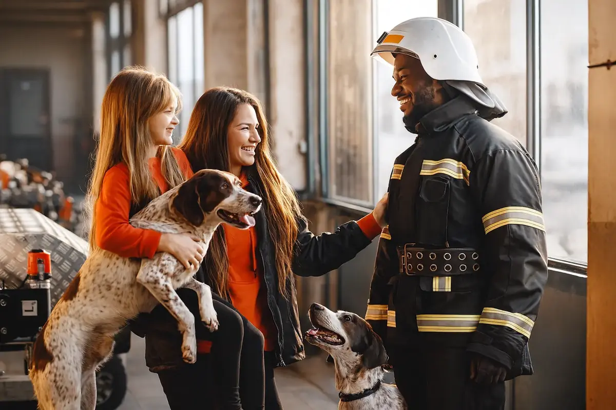 Sauvetage chien pompiers var