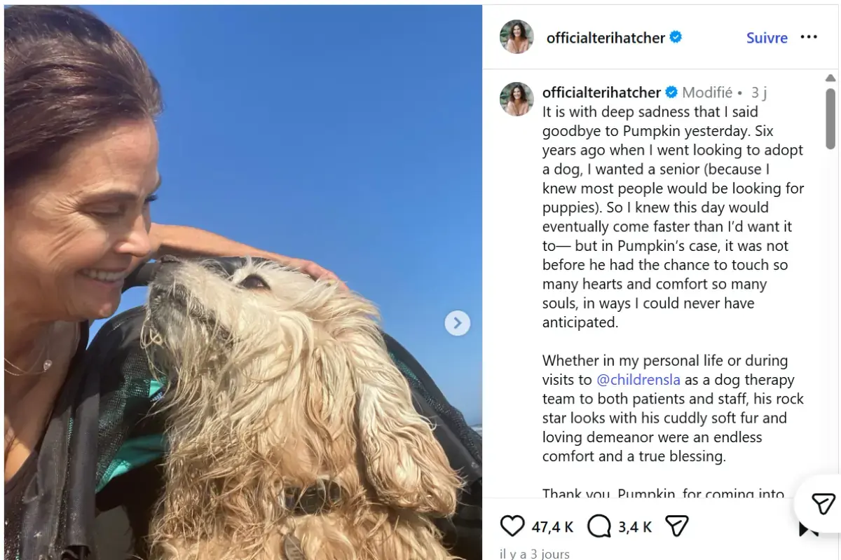 post instagram Teri Hatcher