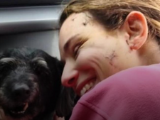 Boro, le chien qui a survécu à un accident de train mortel, a retrouvé sa maîtresse