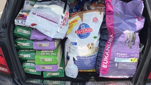 Collecte de 250 Kg de croquettes pour chiens et chiots