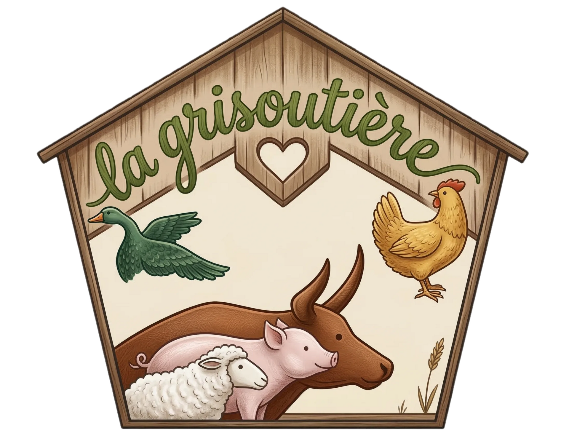 Logo association LE REFUGE DE LA GRISOUTIERE