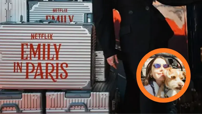 Chien Emily in Paris