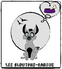 Logo association Les Gloutons Garous