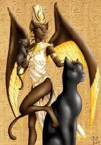 Logo association Sous l'Aile de Bastet