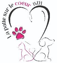 Logo association La patte sur le cœur bzh