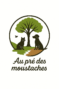 Logo association Au pré des moustaches
