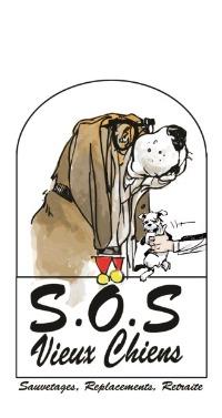 Logo association Sos vieux chiens