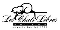 Logo association Chats Libres de Nîmes et son Agglo